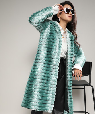 CAMPUS SUTRA Polyester Color Block Coat