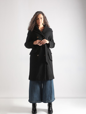 VERO MODA Polyester Solid Coat