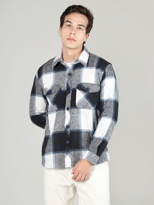 CHKOKKO Full Sleeve Checkered Men Jacket