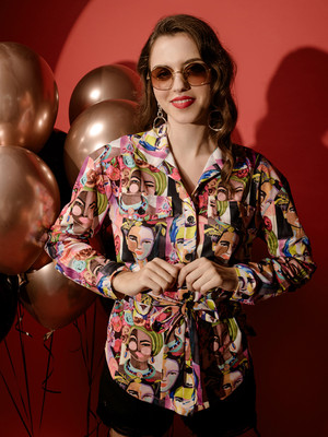 TANDUL LYCRA BLEND Printed Coat