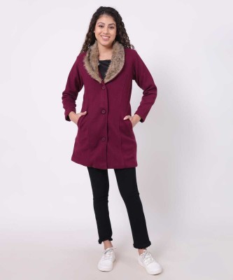 ORIEX THE ORIGINAL FASHION Tweed Fabric Solid Coat