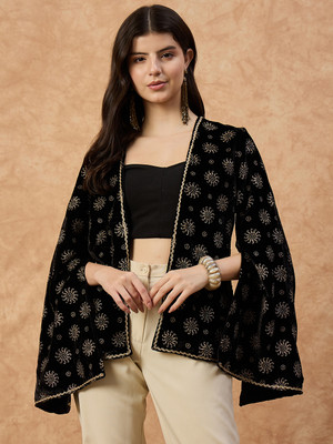 DRAPE AND DAZZLE Women Shrug