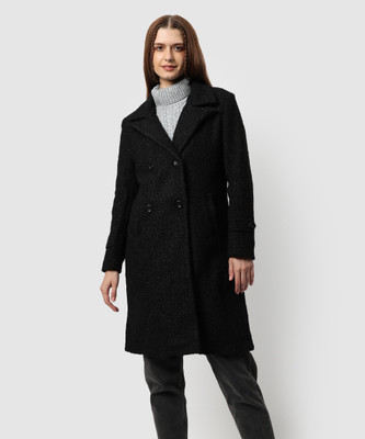 CAMPUS SUTRA Soft Sherpa Self Design Coat