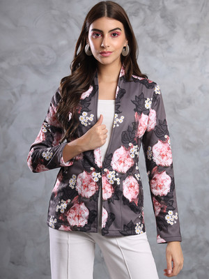 TANDUL FLEECE BLEND Printed Coat
