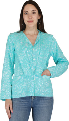 Chuklin Cotton Floral Print Coat