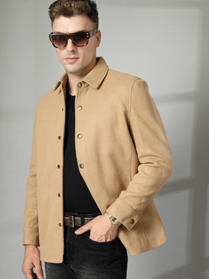 CHKOKKO Tweed Solid Coat