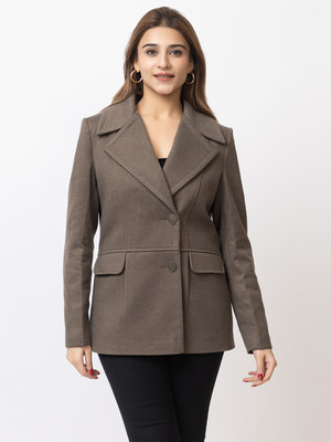 ELEVEIGHT Wool Blend Solid Coat