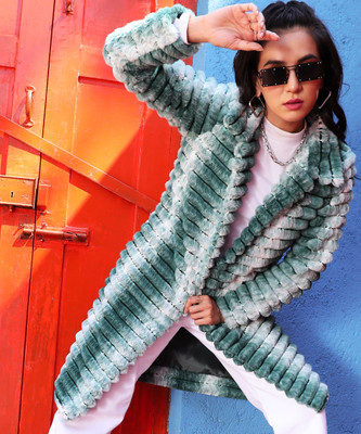 CAMPUS SUTRA Polyester Color Block Coat