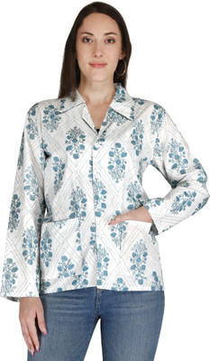 RATNABANSI Cotton Printed Coat