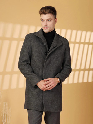 CHKOKKO Tweed Solid Coat