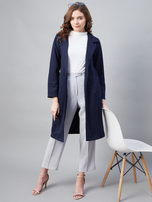 STYLESTONE Polyester Jacquard Self Design Coat