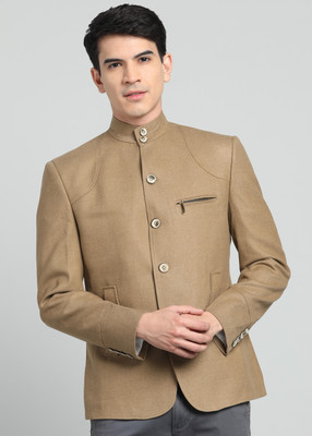 KILLER Polyester Viscose Blend Solid Coat