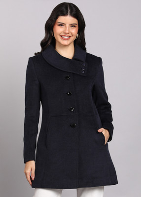 Breil By Fort Collins Knitted Tweed Solid Coat