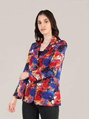 CHKOKKO Polyester Printed Coat