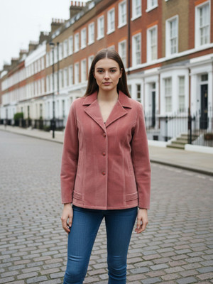 Excent Fur Tweed Solid Coat