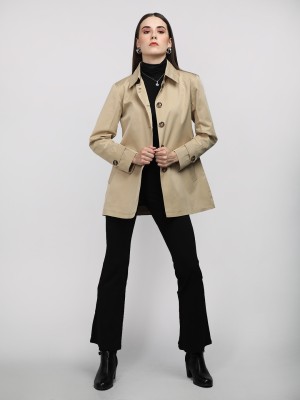 CHKOKKO Tweed Solid Coat