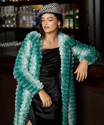 CAMPUS SUTRA Polyester Color Block Coat