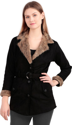 FASHION FLY Suede Solid Coat