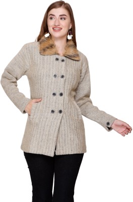 Biwu 100% Wool Striped Coat