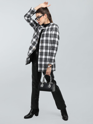 DLANXA TWEED Self Design Coat