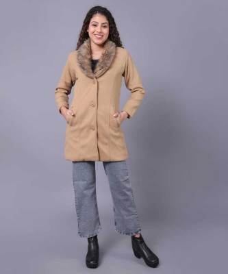 ORIEX THE ORIGINAL FASHION Tweed Fabric Solid Coat