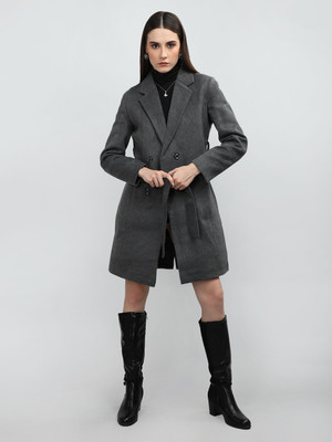 DLANXA Tweed Self Design Coat