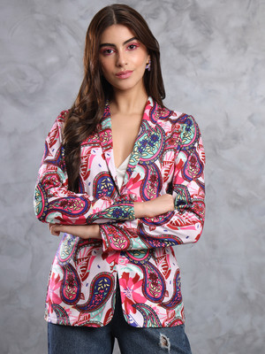 TANDUL FLEECE BLEND Printed Coat