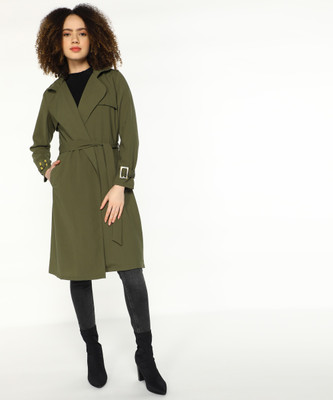 FOREVER 21 Polyester Solid Coat