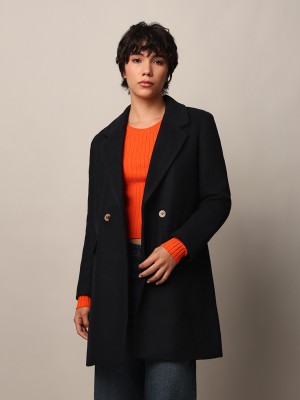 ONLY Polyester Blend Solid Coat