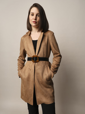 ONLY Polyester Blend Solid Coat