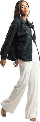 honnete Acrylic Polyester Solid Coat