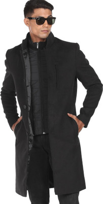 Arrow Sport Polyester Blend Solid Coat