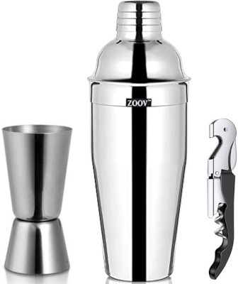 ZOOV 500 ml Stainless Steel Cocktail Shaker(Silver)