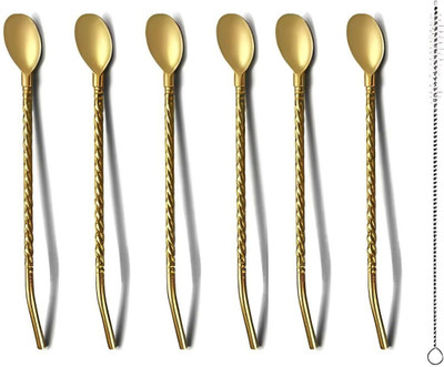 Bhati Enterprises 1 ml Stainless Steel Cocktail Shaker(Gold)