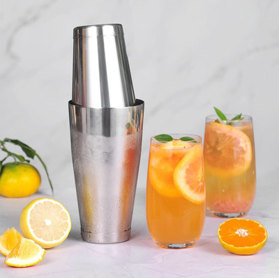 Kortex 750 ml Stainless Steel Cocktail Shaker(Silver)
