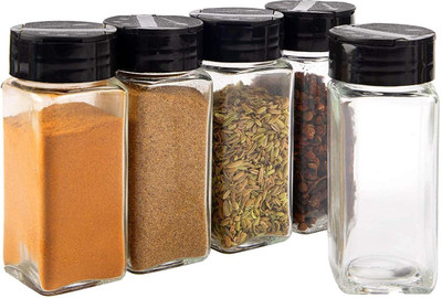 SHREE SIDHANATH ENTERPRISE Glass Utility Container  - 120 ml(Pack of 4, Clear)