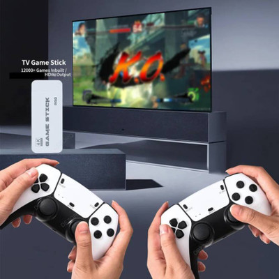 GameStick 2.4G Wireless Controller 4K HD Console Built-in 10k+ Retro Games AX110 Bundle Edition(Code in the Box - for PC)
