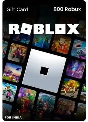 Roblox Gift Card : 800 Robux code Gold Edition with Game Add-On(Code in the Box - for PC)