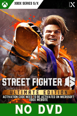Street Fighter 6 (ONLY ACTIVATION CODE, NO DVD) Ultimate Edition(Code in the Box - for Xbox One)