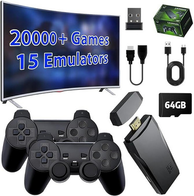 4K HD TV Video Game 2.4G Wireless Game Stick With 2 Wireless Controller_08 5th Anniversary Edition(Code in the Box - for PC)
