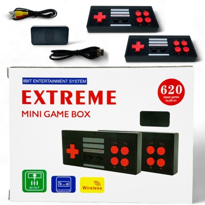 Tv Video Game Mini Box with Nes/FC Classic Edition & 620+ Classic Games Built-in Limited Edition(Code in the Box - for Xbox 360 & Xbox One)