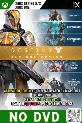 Destiny The Collection-Instant Mail Delivery (ONLY ACTIVATION CODE, NO CD) Bundle Edition(Code in the Box - for Xbox One)