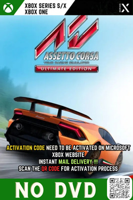 Assetto Corsa-Instant Mail Delivery (ONLY ACTIVATION CODE, NO CD) Ultimate Edition(Code in the Box - for Xbox One)