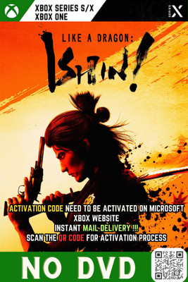 Like a Dragon Ishin!-Instant Mail Delivery (ONLY ACTIVATION CODE, NO CD)(Code in the Box - for Xbox One)