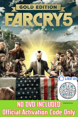 Far Cry5 (NO DVD INCLUDED) Gold Edition with Game and Expansion Pack(Code in the Box - for Xbox One)