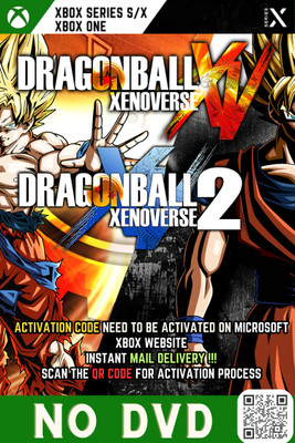 Dragon Ball Xenoverse 1+2-Instant Mail Delivery (ONLY ACTIVATION CODE, NO CD) Bundle Edition(Code in the Box - for Xbox One) Dragon Ball Xenoverse 1+2-Instant Mail Delivery (ONLY ACTIVATION CODE, NO CD) Bundle Edition(Code in the Box - for Xbox One)