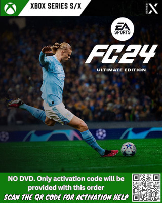 EA SPORTS FC 24 Ultimate_Instant Mail Delivery (SCAN THE QR) Ultimate Edition(Code in the Box - for Xbox One)