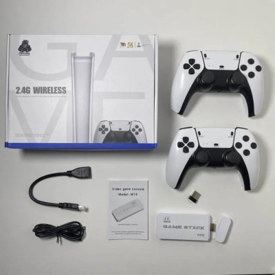 M15 Game Box 2.4Ghz Retro Game Stick, 4K HDMI Output & Wireless Controller AN7 Limited Edition(Code in the Box - for PC)