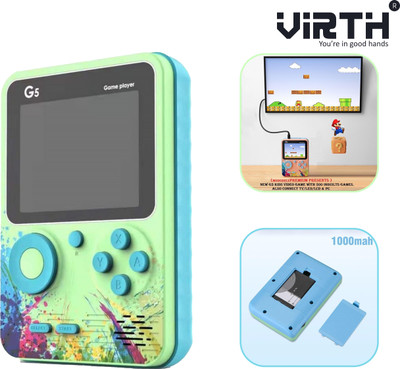 G5 500 in 1 Retro Game Box Only for 1 Player, Game PAD Can Play On TV, 500 Games World Tour Edition(Code in the Box - for Switch)