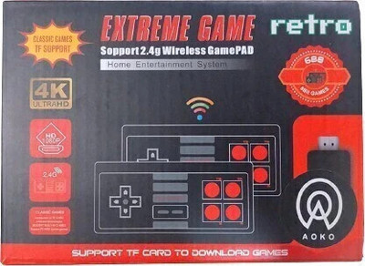 GSH Wireless Handheld TV Video Game Console Built in 818 Classic 8 Bit Game Mini Console Dual Gamepad HDMI Output AV Output Limited Edition(Code in the Box - for PC)